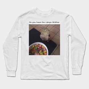 Moth Lamp Loops Meme Long Sleeve T-Shirt